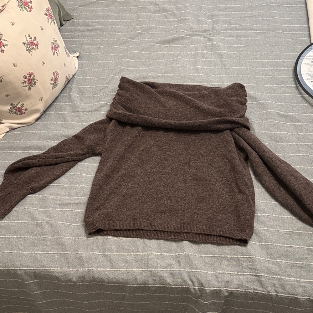 Primark Chocolate Off-Shoulder Sweater